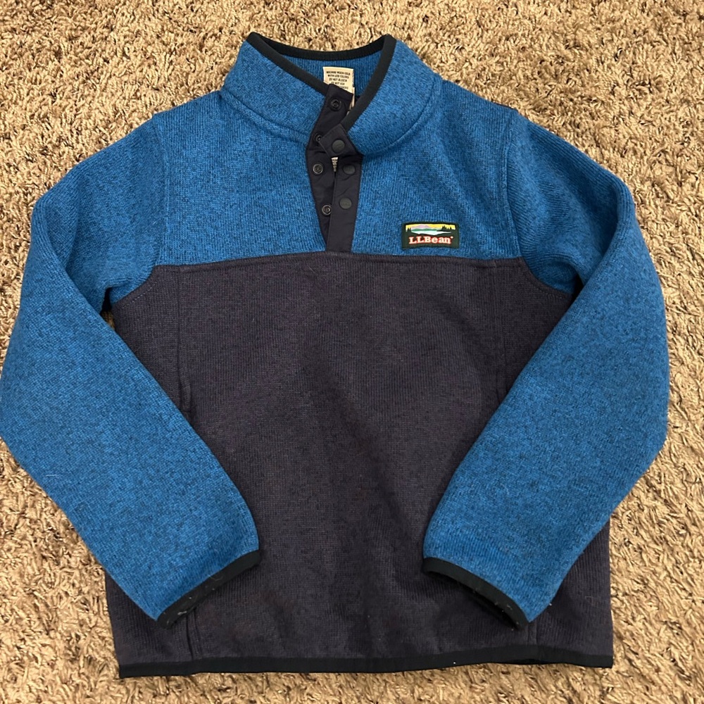 Boys size 6x7 LL Bean Better Sweater